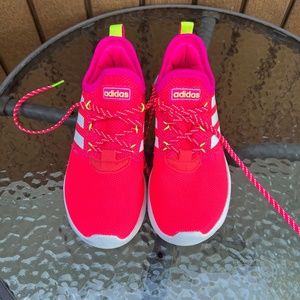 Bright pink Adidas  size 6 (girls)